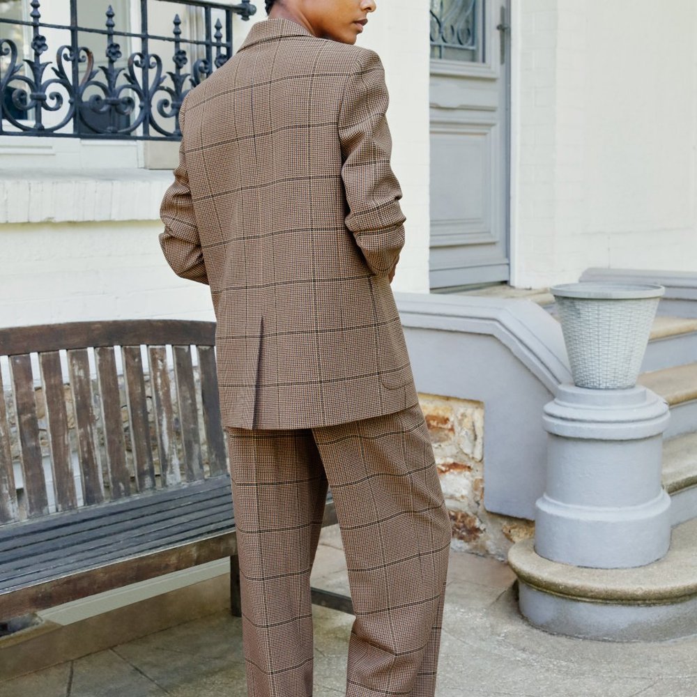 Aritzia Wilfred Mariposa Blazer Plaid XXS - Picture 8 of 11